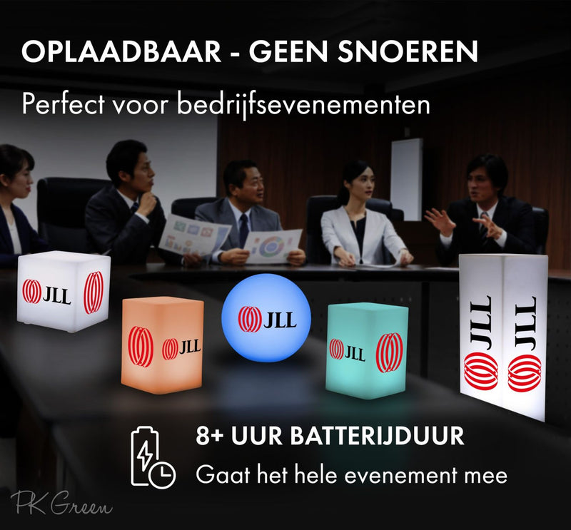 Op maat gemaakte tafellamp, gepersonaliseerde LED verlichting met logo, bol