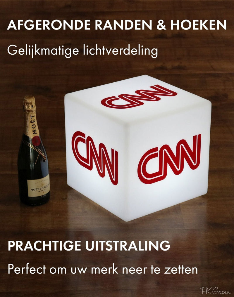 LED Champagne houder ijsemmer wijnkoeler met logo, verlichte display lichtbak, op maat gemaakte tafeldecoratie, promotiemateriaal