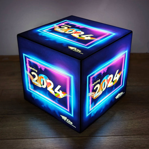 Gepersonaliseerde LED verlichting, verlichte display, lichtbakreclame voor beurs, display lamp, reclamelicht, promotiebeurs, lichtreclame