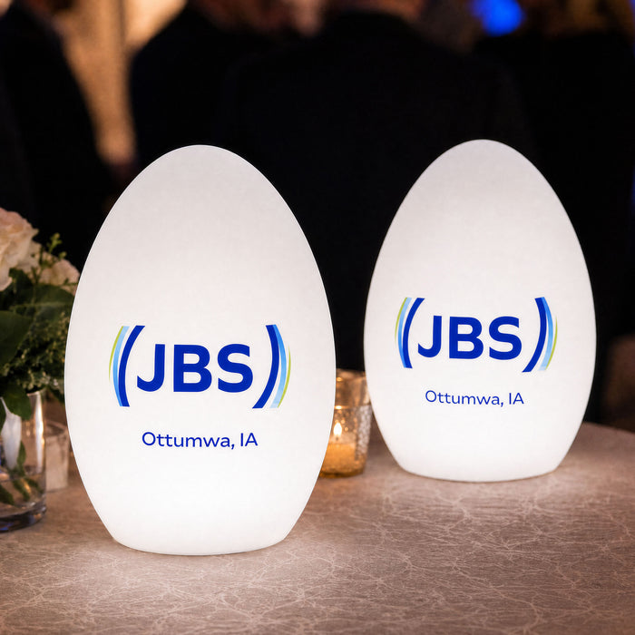 Op maat gemaakte LED tafellamp, meerkleurige backlit display, lichtbox, lamp, verlichting