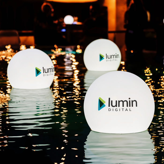 Gepersonaliseerde LED-lamp voor zwembad of vijver, drijvend licht, verlicht display