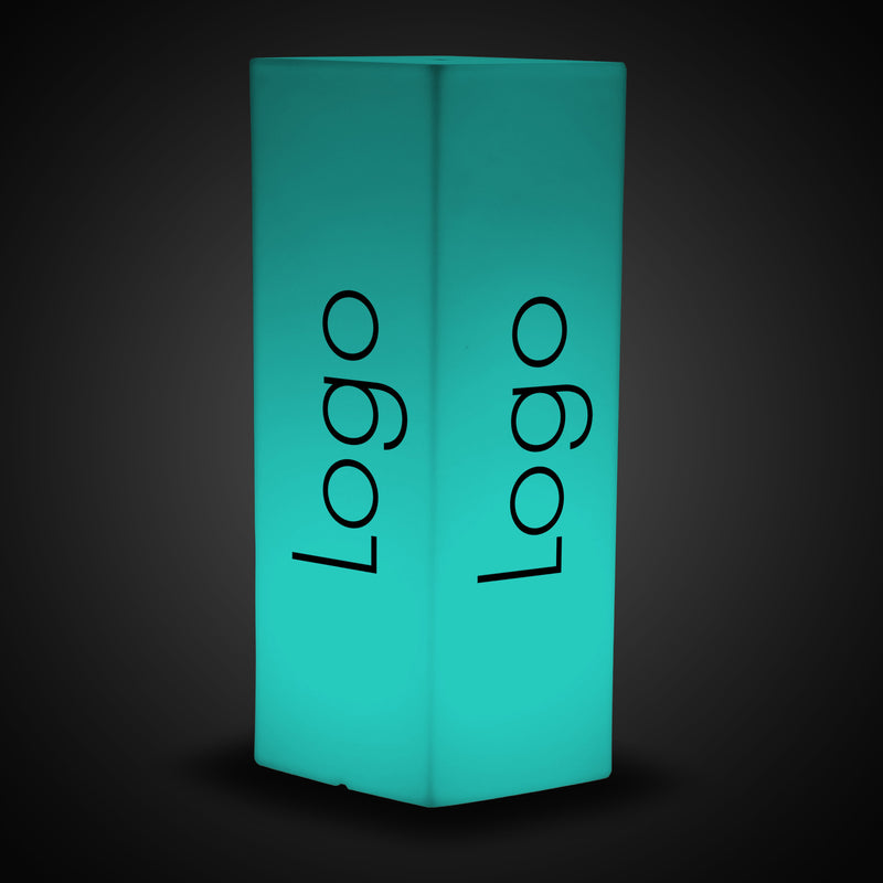 LED lichtbak, personaliseerbare verlichte reclamezuil, hoge staande verlichte display uithangbord lichtreclame voor beurs, expo, evenement