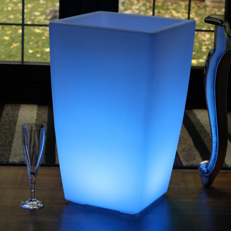 50cm Vloerlamp Staande LED Champagne Emmer Wijnkoeler, Buitenlamp, Drankenkoeler, Feestverlichting