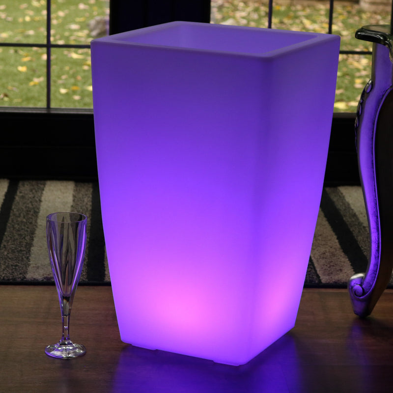 Buitenlamp, LED Wijnkoeler Champagnekoeler IJsemmer, Drankenkoeler, 50 cm, Tuinverlichting