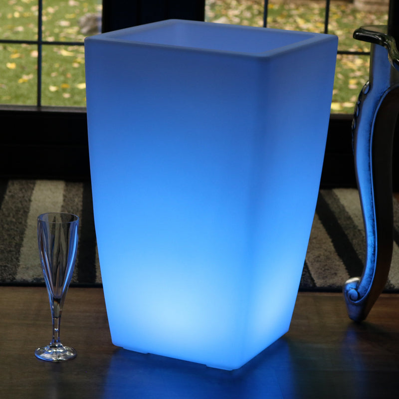 LED Bloemenvaas, 50cm Lichtgevende Vaas, Op Netvoeding, Buitenverlichting, Tuinlamp