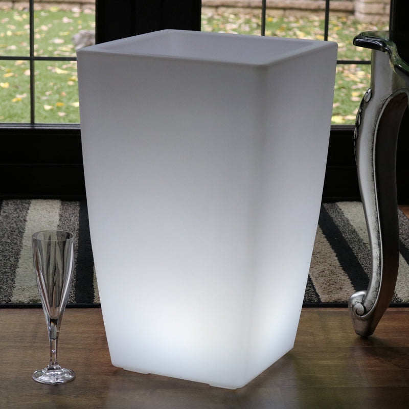 Buitenlamp, LED Wijnkoeler Champagnekoeler IJsemmer, Drankenkoeler, 50 cm, Tuinverlichting