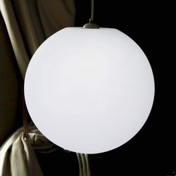 Grote Hanglamp, Plafondlamp, Plafondverlichting, 50cm Bol, E27, Wit