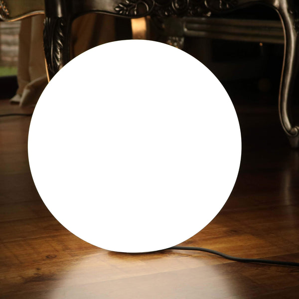 60cm LED bol vloerlamp, grote dimbare bolverlichting, witte E27 lamp