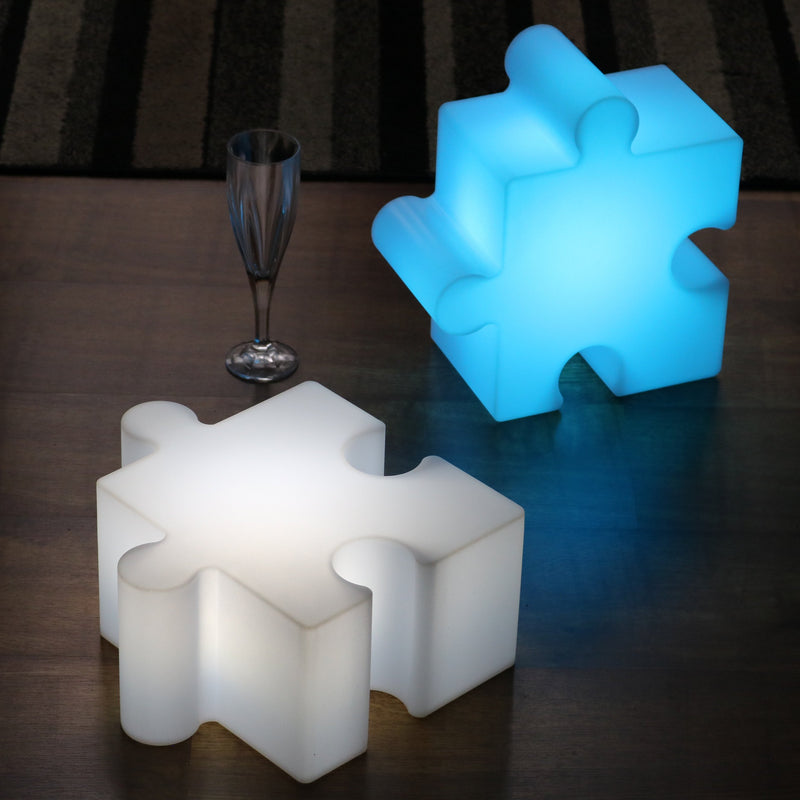 LED Puzzelstuk, Speellicht, Oplaadbare kKeurwisselende Lamp voor Kinderen, Kinderlamp