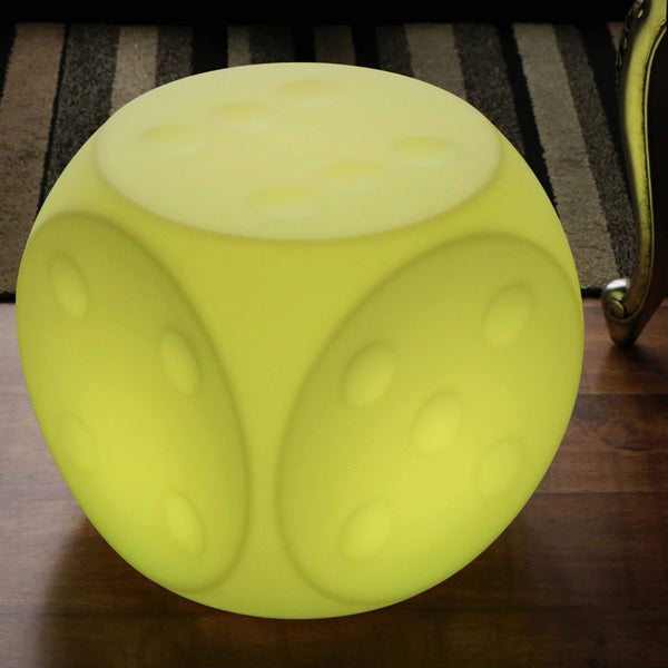 LED Kubus Kruk Dobbelsteen, Oplaadbare Lamp, 40cm Sensorisch Licht