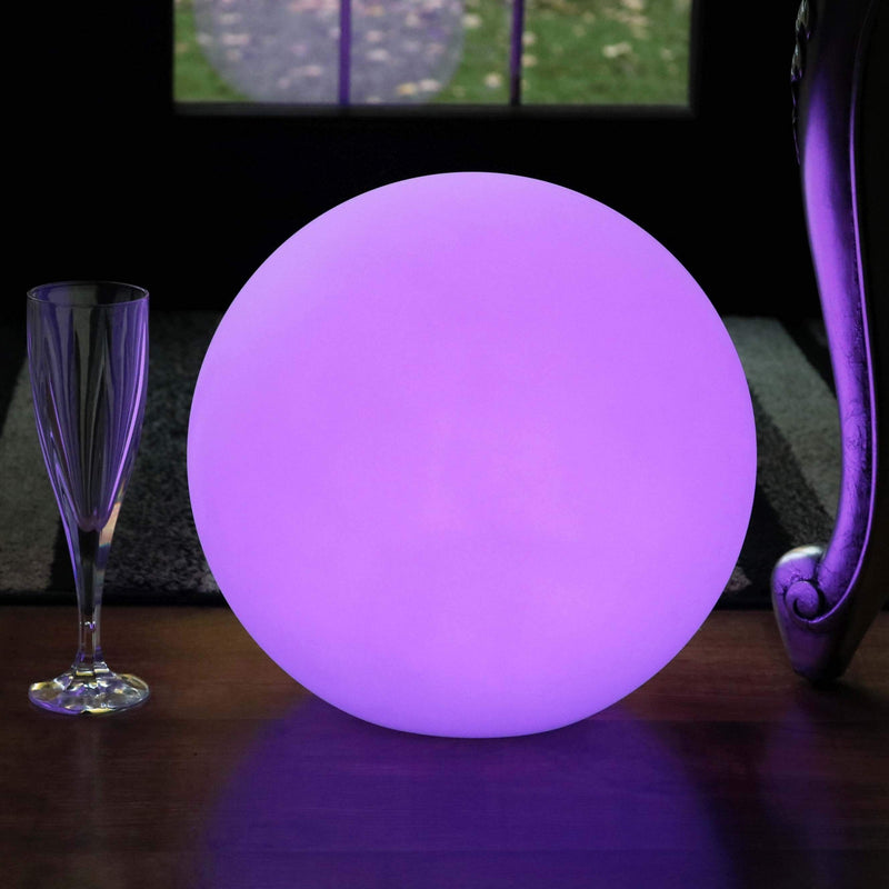 Draadloze Lichtgevende LED Bol, 30cm, RGB Meerkleurige Tafellamp