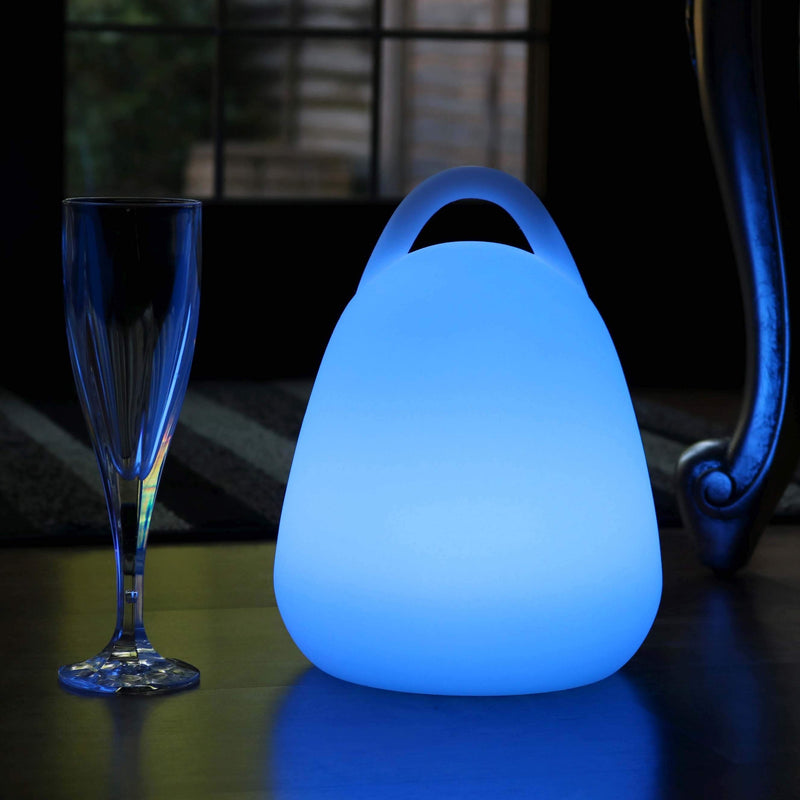 LED-lantaarn, Oplaadbare Meerkleurige Buitenverlichting, Tuinlamp 23cm