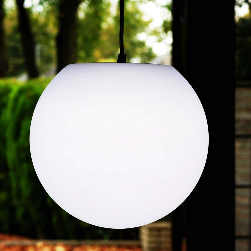 Hangamp, Moderne Hanglamp, 15cm bal, Witte E27 LED