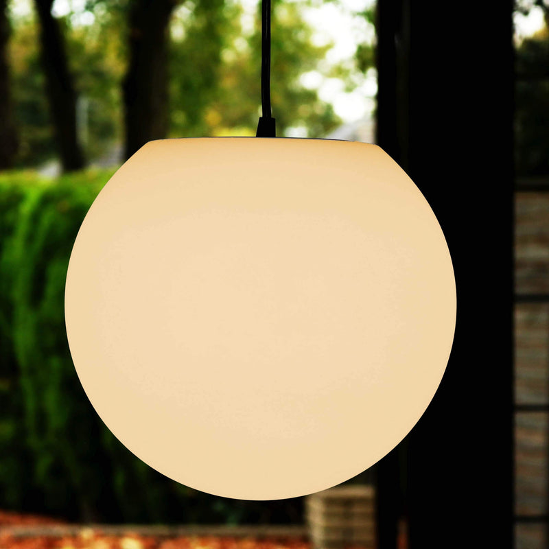 Hanglamp, Hangende bol, E27 Plafond Licht 15cm, Warm Wit LED