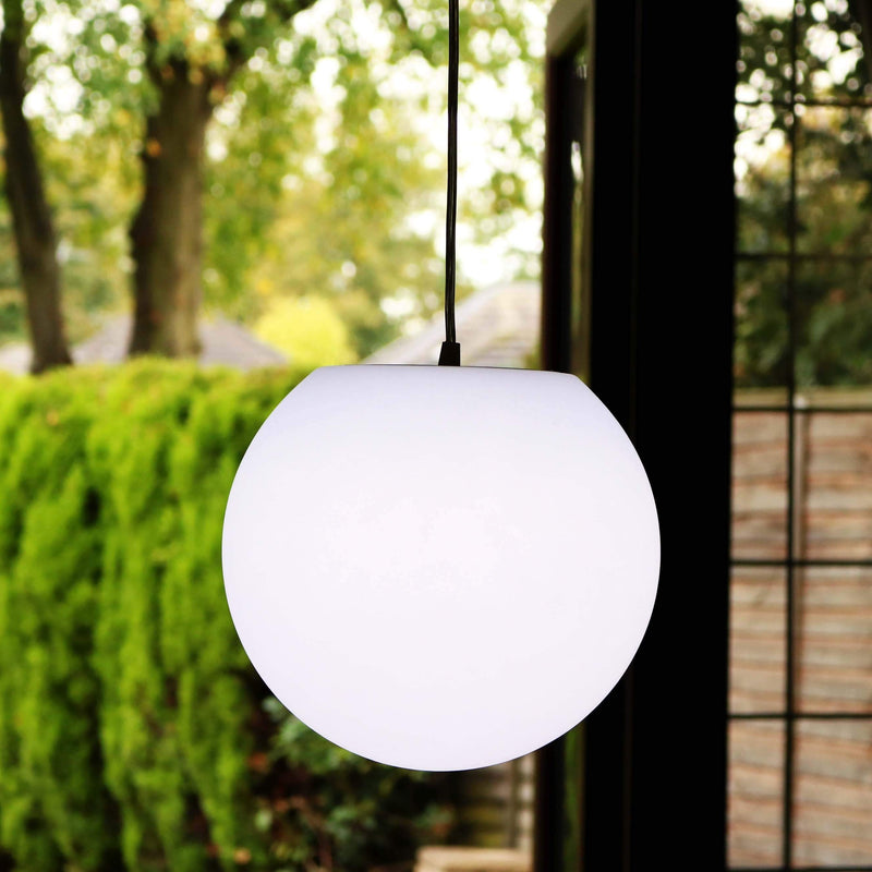 Hanglamp, Plafondlamp, Bolvormige Hanglamp 30cm Met Witte E27 LED Lamp