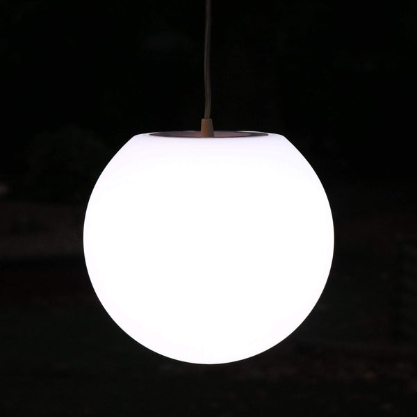 Hangamp, Moderne Hanglamp, 15cm bal, Witte E27 LED