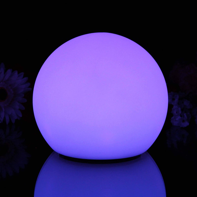 Ronde Draadloze Bedlamp, Meerkleurig LED Sfeerlicht, 20cm