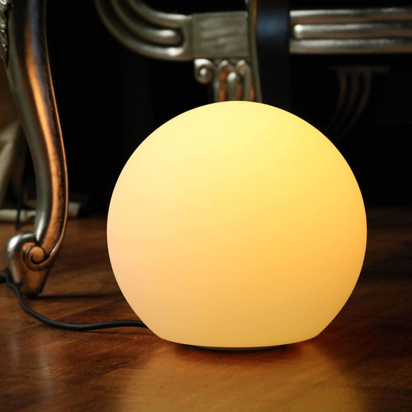 Tafellamp Op Netvoeding, 30cm Meerkleurige LED Bol, Afstandsbediening