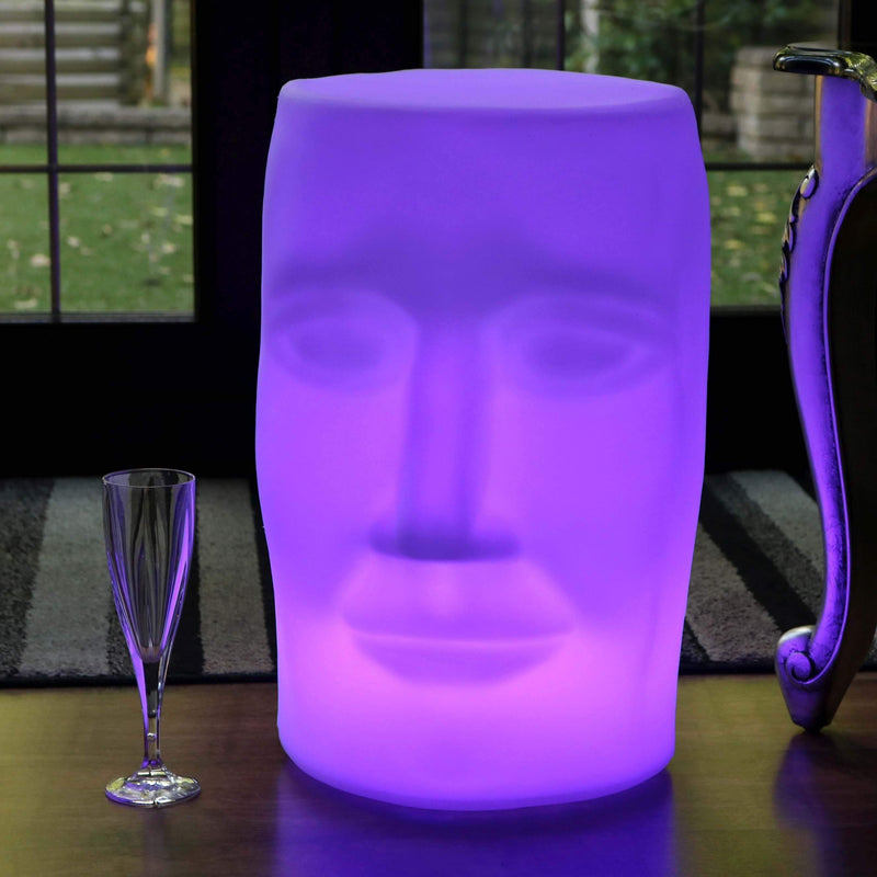Lichtgevende Kruk, Draadloze Meerkleurige LED Staande Lamp