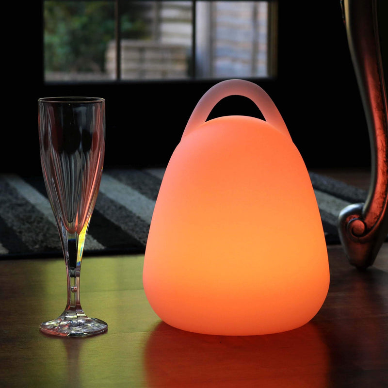 LED-lantaarn, Oplaadbare Meerkleurige Buitenverlichting, Tuinlamp 23cm