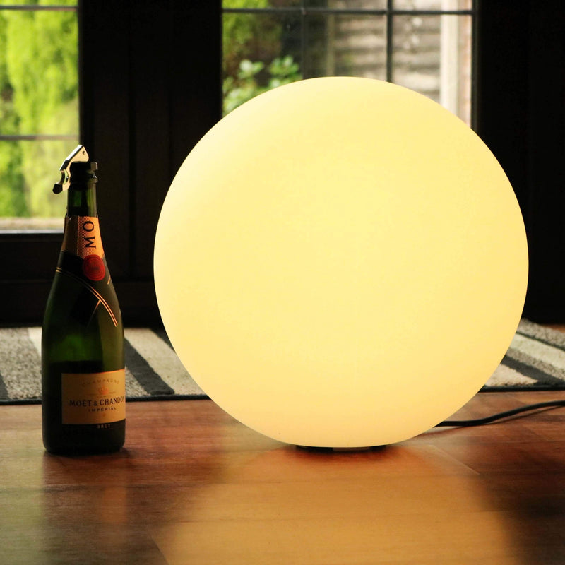 LED Vloerlamp Bol, 40cm, Netvoeding, Meerkleurig Dimbaar Staande Lamp