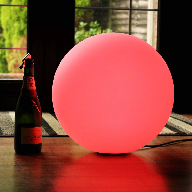 LED Vloerlamp Bol, 40cm, Netvoeding, Meerkleurig Dimbaar Staande Lamp