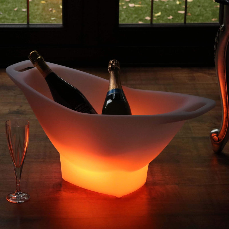 LED Champagnekoeler met Afstandsbediening, Draadloos, Meerkleurig