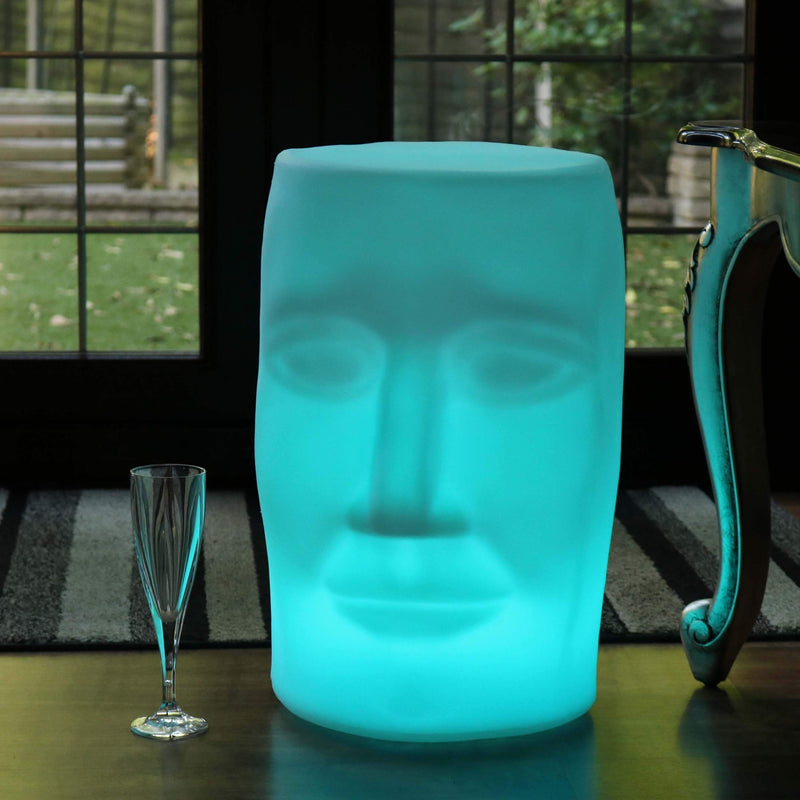 Lichtgevende Kruk, Draadloze Meerkleurige LED Staande Lamp