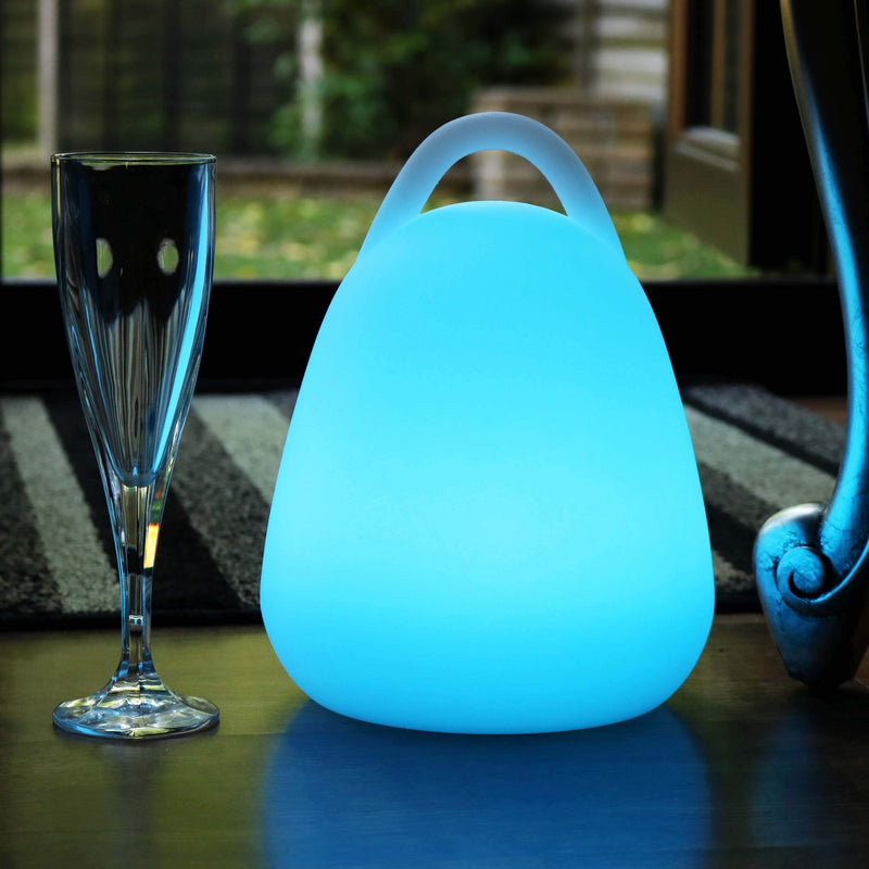 LED-lantaarn, Oplaadbare Meerkleurige Buitenverlichting, Tuinlamp 23cm