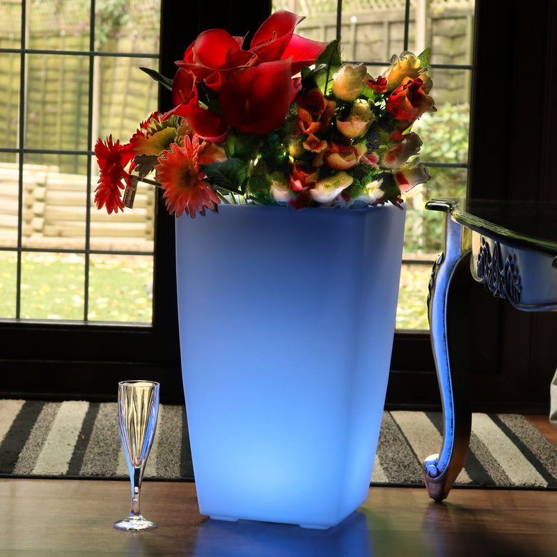 Buitenlamp, LED Wijnkoeler Champagnekoeler IJsemmer, Drankenkoeler, 50 cm, Tuinverlichting