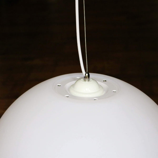 Grote Hanglamp, Plafondlamp, Plafondverlichting, 50cm Bol, E27, Wit