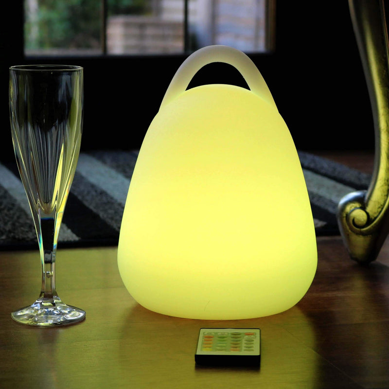 LED-lantaarn, Oplaadbare Meerkleurige Buitenverlichting, Tuinlamp 23cm