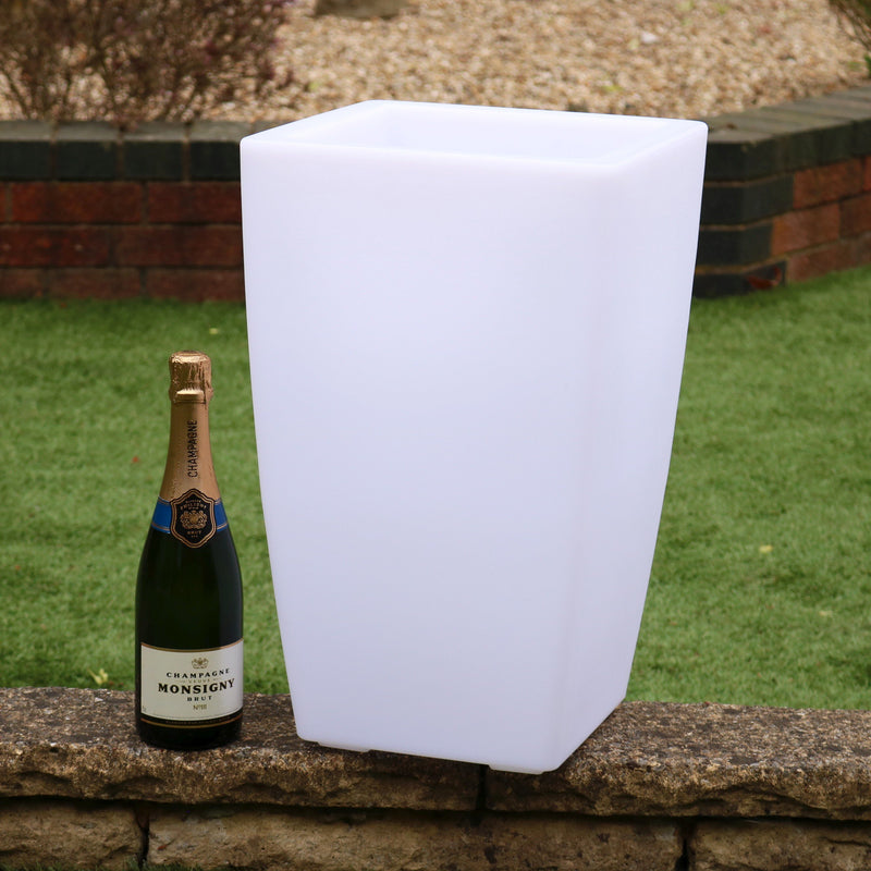 Buitenlamp, LED Wijnkoeler Champagnekoeler IJsemmer, Drankenkoeler, 50 cm, Tuinverlichting