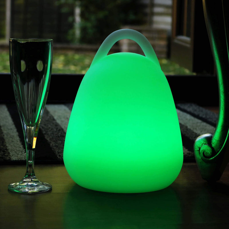 LED-lantaarn, Oplaadbare Meerkleurige Buitenverlichting, Tuinlamp 23cm
