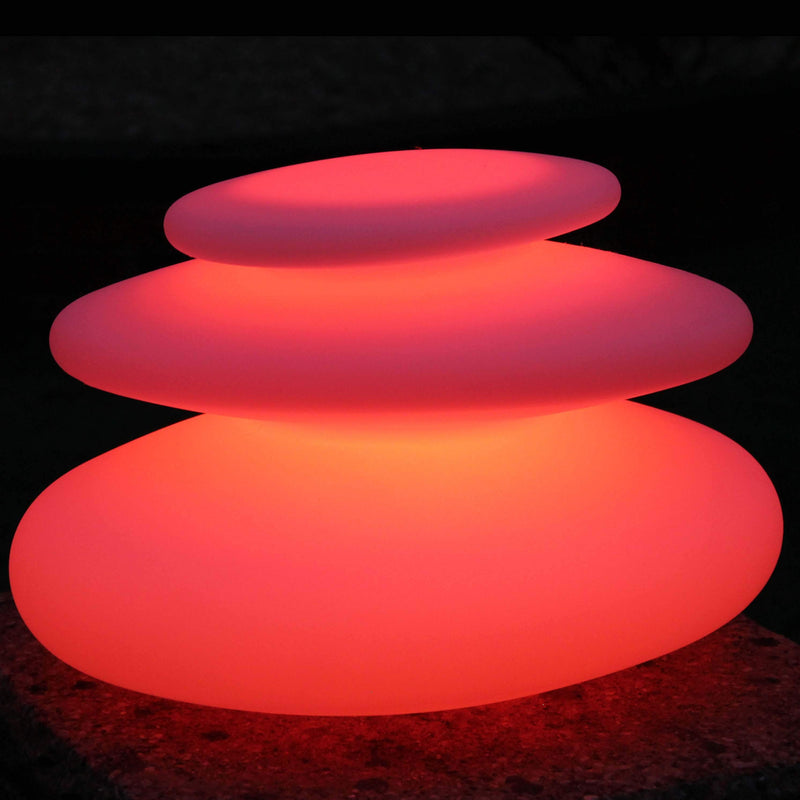 Decoratieve Draadloze Buiten LED Tafellamp, Meerkleurig, 28cm