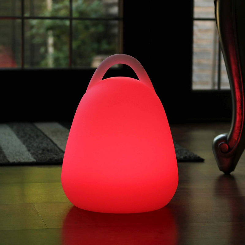 LED-lantaarn, Oplaadbare Meerkleurige Buitenverlichting, Tuinlamp 23cm