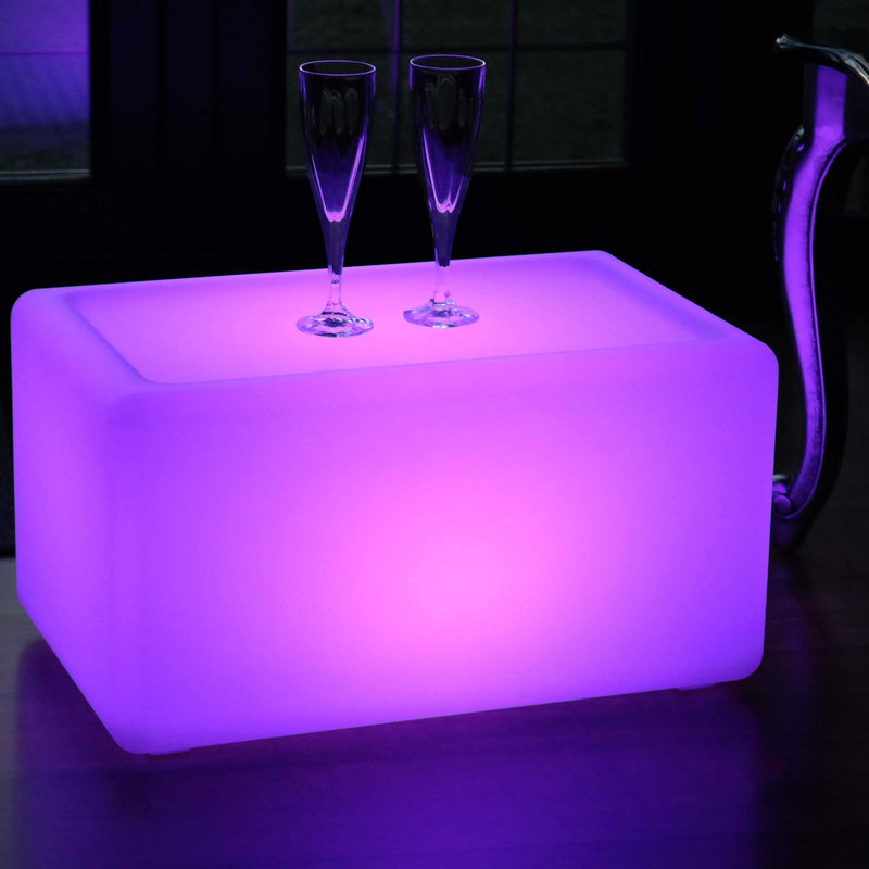 Verlichte LED Bank Zitbank Meubilair Draadloze Meerkleurige Vloerlamp