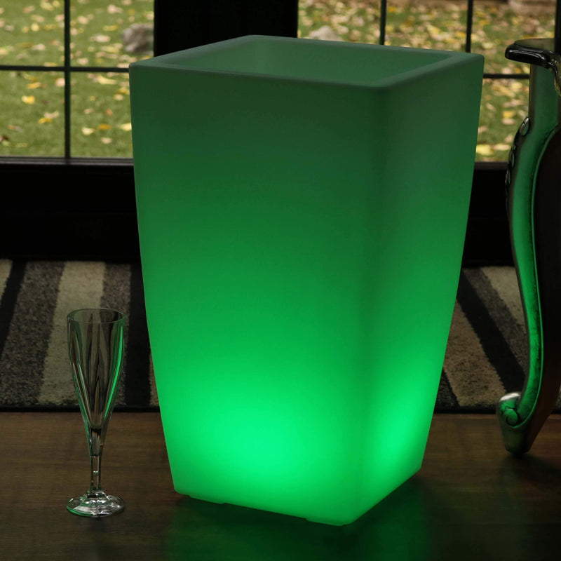 LED Vaas, Buitenlamp, Tuinverlichting, Bloempot, 50cm Hoog