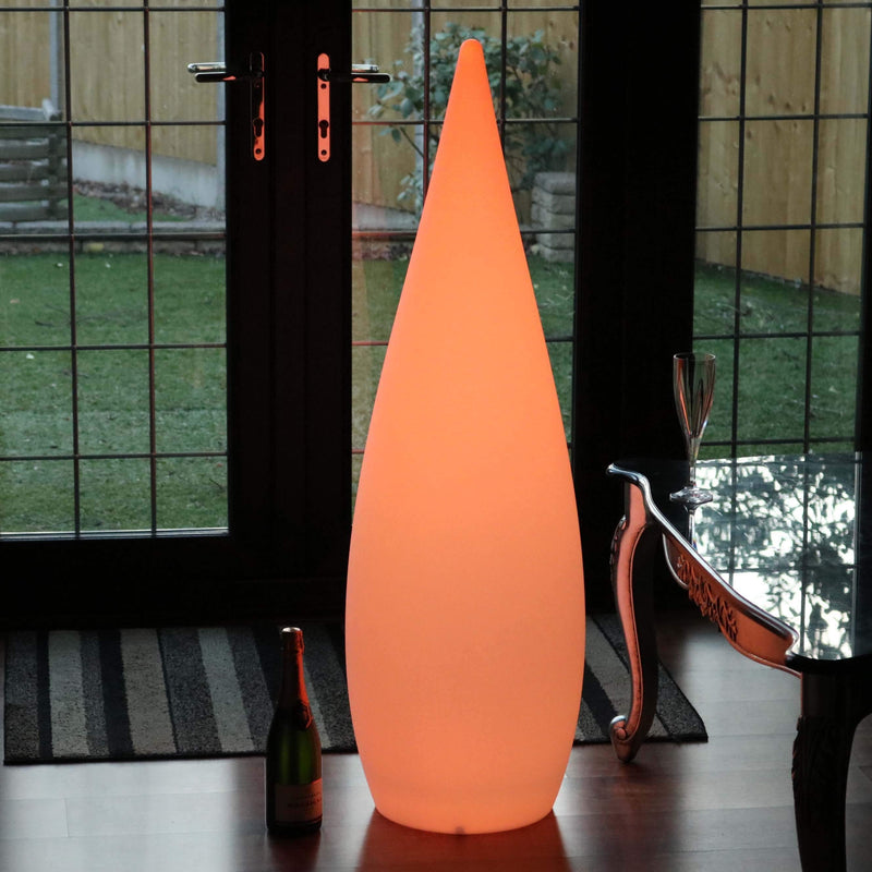 Grote Outdoor LED Vloerlamp, Draadloze Meerkleurige Tuinlamp, 120cm