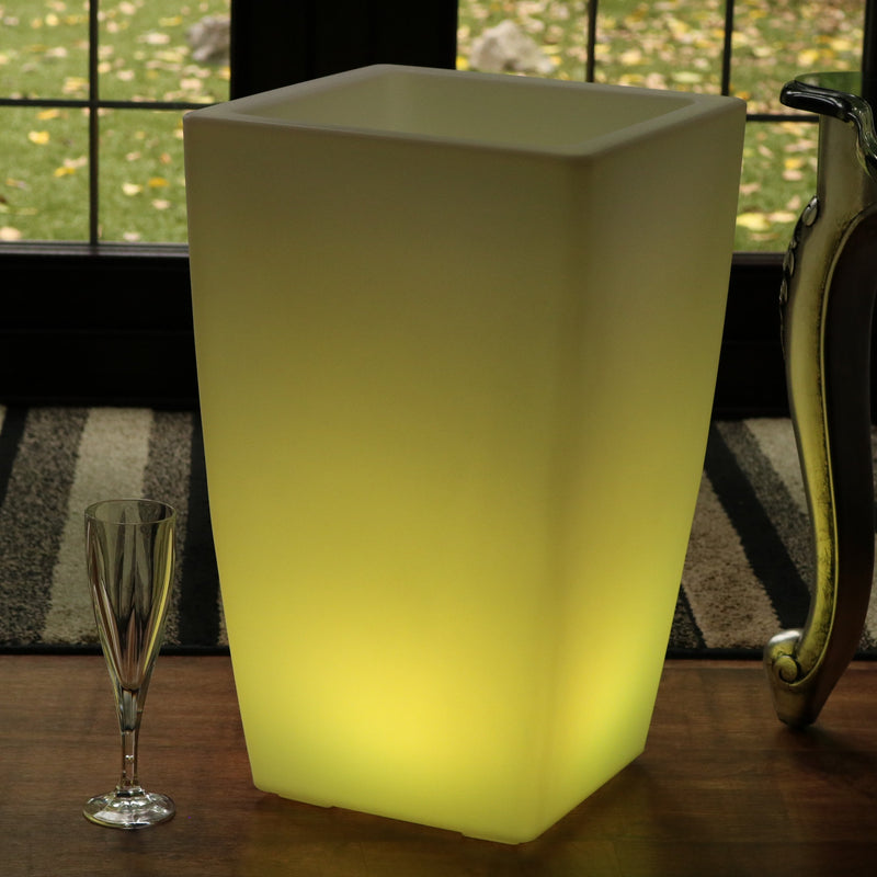 Buitenlamp, LED Wijnkoeler Champagnekoeler IJsemmer, Drankenkoeler, 50 cm, Tuinverlichting