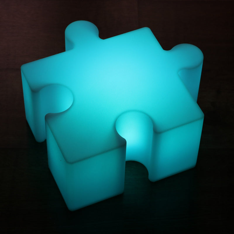 LED Puzzelstuk, Speellicht, Oplaadbare kKeurwisselende Lamp voor Kinderen, Kinderlamp