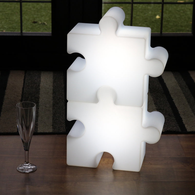 LED Puzzelstuk, Speellicht, Oplaadbare kKeurwisselende Lamp voor Kinderen, Kinderlamp