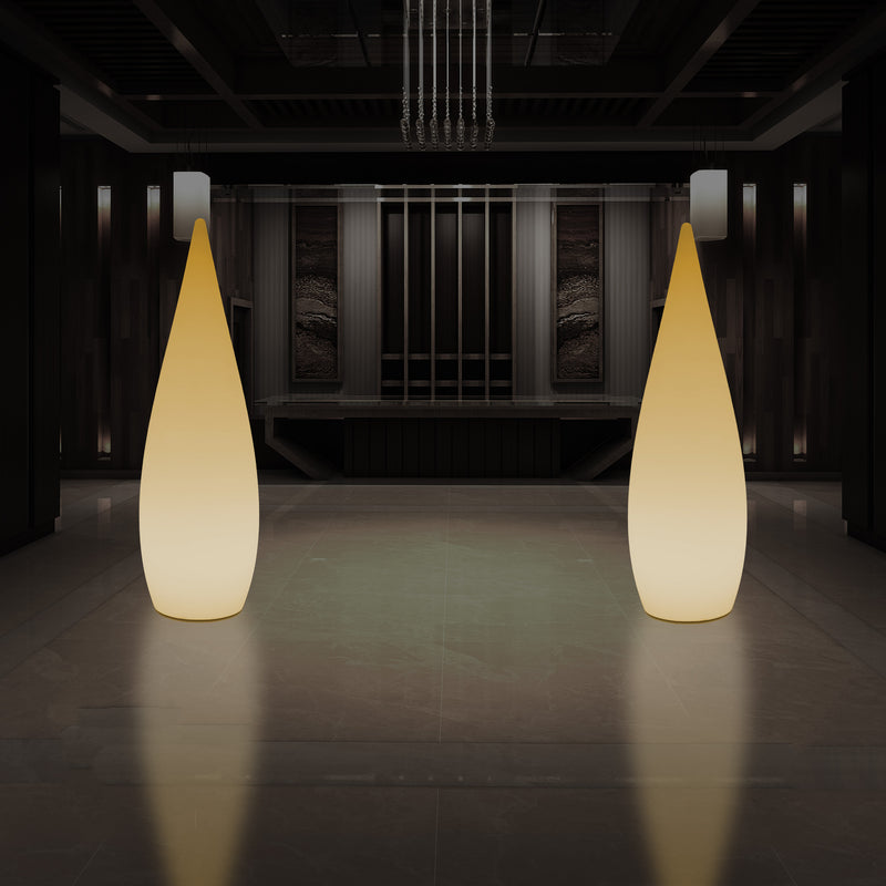1,2m LED E27 Staande Lamp, Uniek Designer Waterdruppel Licht voor Slaapkamer, Warm Wit