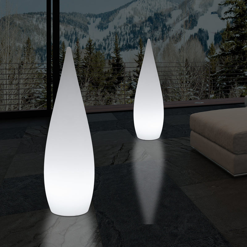 150cm Grote Designer LED Vloerlamp, 1,5m Draadloze Kleurveranderende Waterdruppel, Licht