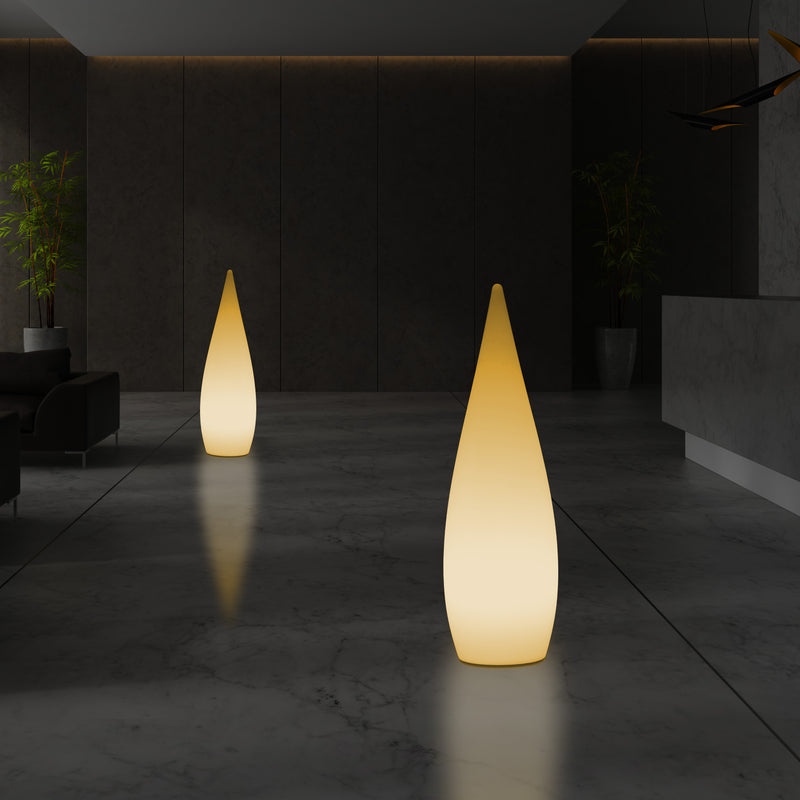 Decoratieve E27 Vloerlamp voor Slaapkamer, 80cm Binnenverlichting LED Waterdruppel, Warm Wit Licht