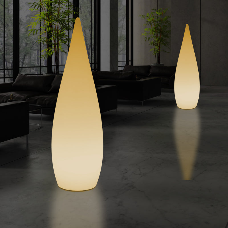 1,2m LED E27 Staande Lamp, Uniek Designer Waterdruppel Licht voor Slaapkamer, Warm Wit