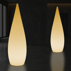 1,2m LED E27 Staande Lamp, Uniek Designer Waterdruppel Licht voor Slaapkamer, Warm Wit