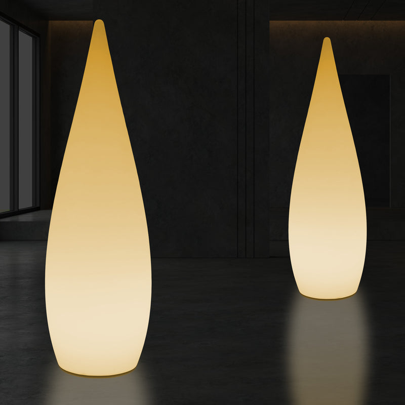 1,2m LED E27 Staande Lamp, Uniek Designer Waterdruppel Licht voor Slaapkamer, Warm Wit