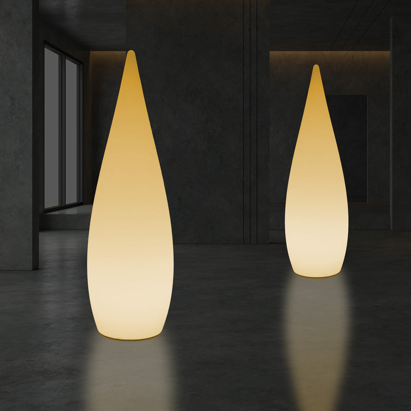 1,2m LED E27 Staande Lamp, Uniek Designer Waterdruppel Licht voor Slaapkamer, Warm Wit