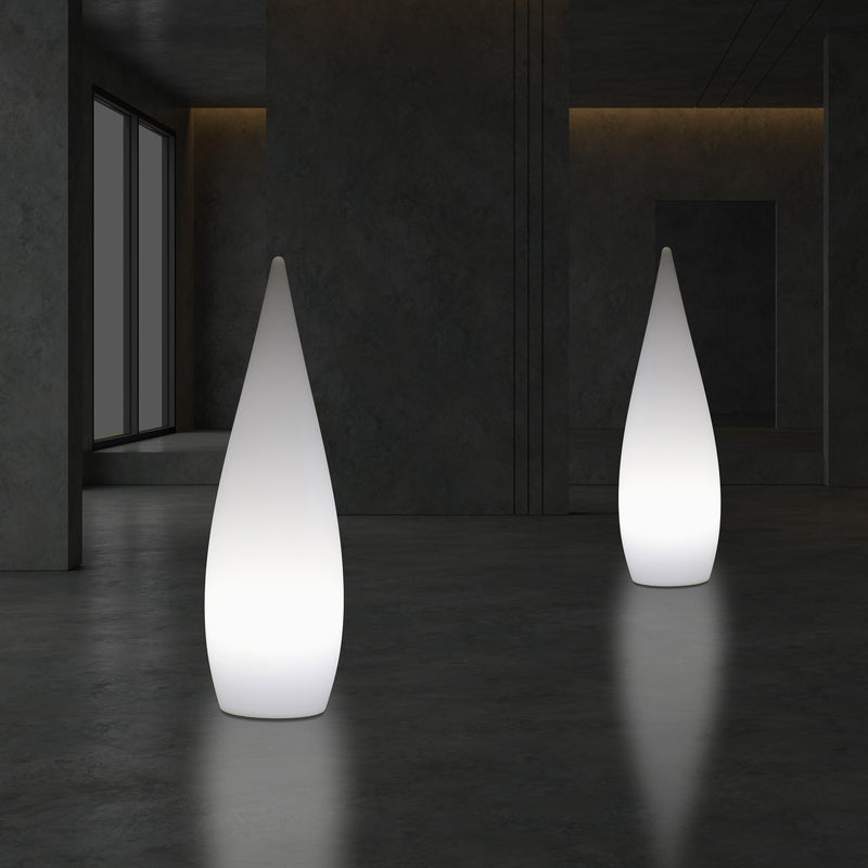 80cm Designer Binnenverlichting Woonkamer, E27 Staande Vloerlicht, Waterdruppel, Lamp, Wit
